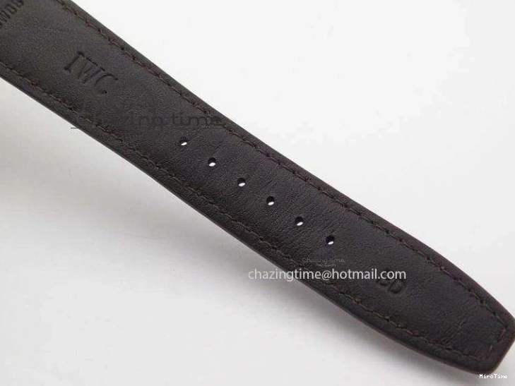 MIROTIME 0303 MoistureWicking Portuguese Real PR IW500704 ZF 1:1 Best Edition On Brown Leather Strap A52010 V 7311